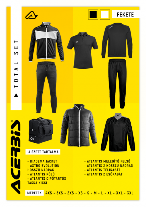 Acerbis Total csomag fekete