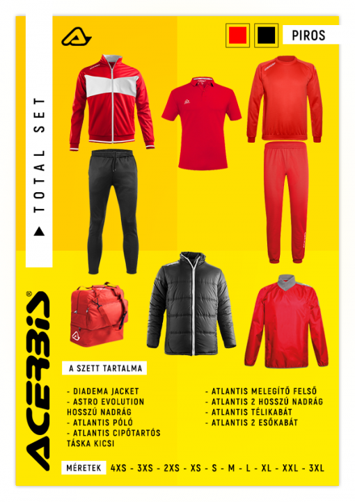 Acerbis Total csomag piros