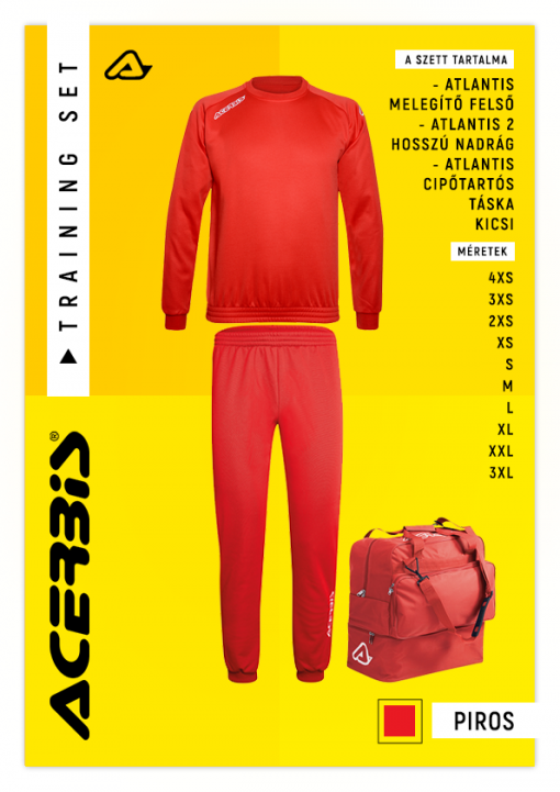 Acerbis Training Set piros