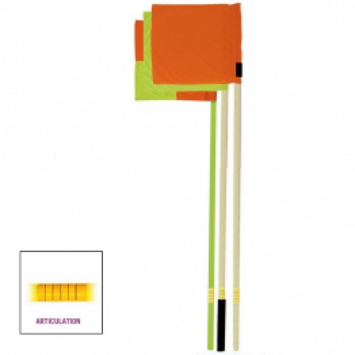 Szögletzászló (piros-sárga)