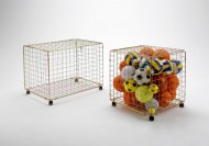 Zárható labdatartó rács 100X70X75cm